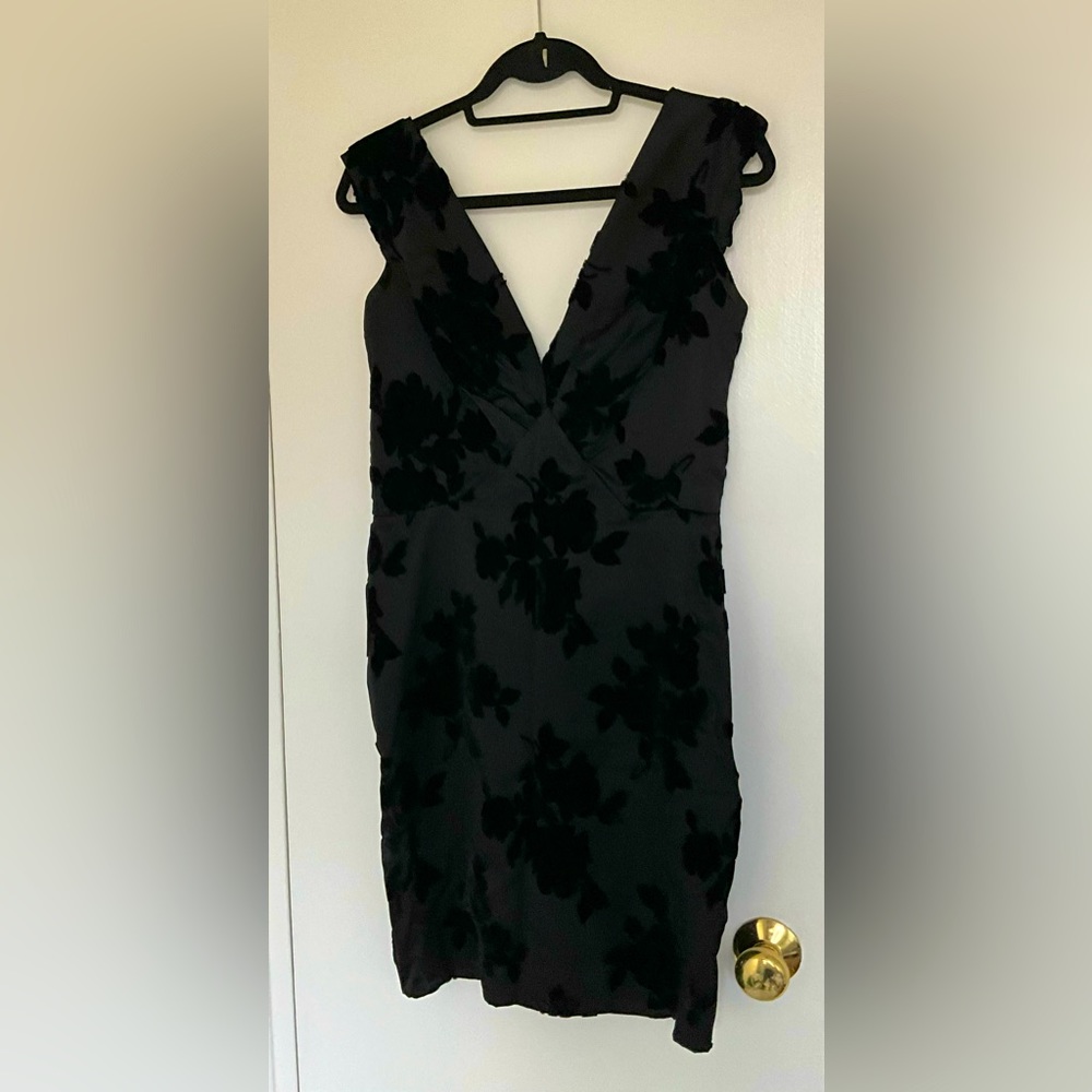 1990’s Vintage Handmade Velvet Burnout Dress